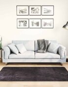 vidaXL Килим миещ се 80x150 см антрацит