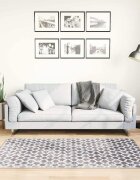 vidaXL Килим миещ се 80x150 см пъстър противоплъзгащ