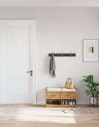 vidaXL Килим миещ се бежов 80x300 см