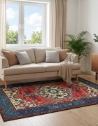 vidaXL Килим ORIZ Червено 200 x 280 cm 100% полиестер