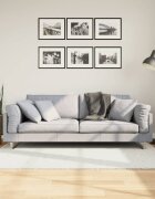 vidaXL Килим OVIEDO с къс косъм кремав 120x120 см