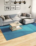vidaXL Килим OVIEDO с къс косъм тюркоаз 200x280 см