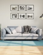 vidaXL Килим OVIEDO с къс косъм зелен 100x200 см