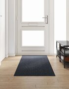 vidaXL Килим пътека Антрацит 80 x 300 cm текстил