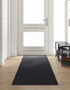 vidaXL Килим пътека Антрацит 80 x 400 см текстил