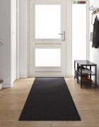 vidaXL Килим пътека Антрацит 80 x 500 cm 100% Полипропилен