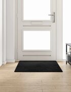 vidaXL Килим пътека Черно 100 x 150 cm 100% Полипропиленов Тапициран