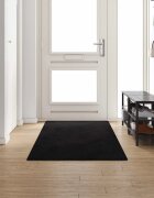 vidaXL Килим пътека Черно 100 x 300 cm 100% Полипропиленов Тапициран