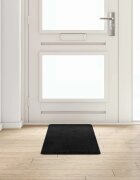 vidaXL Килим пътека Черно 50 x 150 cm 100% Полипропиленов Тапициран