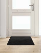 vidaXL Килим пътека Черно 80 x 150 cm 100% Полипропиленов Тапициран
