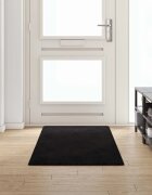 vidaXL Килим пътека Черно 80 x 250 cm 100% Полипропиленов Тапициран