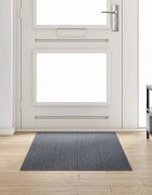 vidaXL Килим пътека Сив 80 x 200 cm текстил