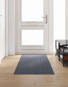 vidaXL Килим пътека Сив 80 x 300 cm текстил