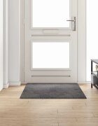 vidaXL Килим пътека Сиво 100 x 150 cm 100% Полипропиленов Тапициран
