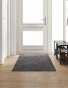 vidaXL Килим пътека Сиво 100 x 300 cm 100% Полипропиленов Тапициран