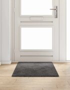 vidaXL Килим пътека Сиво 80 x 150 cm 100% Полипропиленов Тапициран