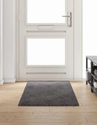 vidaXL Килим пътека Сиво 80 x 250 cm 100% Полипропиленов Тапициран