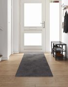 vidaXL Килим пътека Сиво 80 x 500 cm 100% Полипропиленов Тапициран