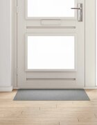 vidaXL Килим пътека Светлосиво 100 x 100 cm 100% Полипропилен