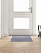 vidaXL Килим пътека Светлосиво 80 x 150 cm текстил