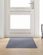 vidaXL Килим пътека Светлосиво 80 x 200 cm текстил