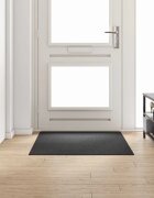 vidaXL Килим пътека Тъмен сив 100 x 150 cm 100% Полипропилен