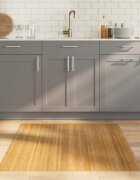 vidaXL Килим правоъгълен естествен 100x100 см бамбук