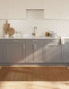 vidaXL Килим правоъгълен кафяв 100x200 см бамбук