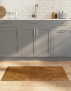 vidaXL Килим правоъгълен кафяв 60x100 см бамбук