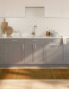 vidaXL Килим правоъгълен кафяв 70x200 см бамбук
