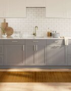 vidaXL Килим правоъгълен кафяв 70x200 см бамбук