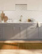 vidaXL Килим правоъгълен кафяв 70x400 см бамбук