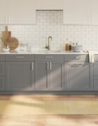 vidaXL Килим правоъгълен натурален 60x200 см бамбук