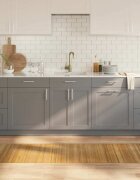 vidaXL Килим правоъгълен натурален 60x400 см бамбук