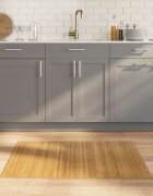 vidaXL Килим правоъгълен натурален 70x100 см бамбук