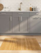 vidaXL Килим правоъгълен натурален 80x100 см бамбук
