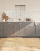 vidaXL Килим правоъгълен светъл натурален 100x200 см бамбук