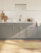 vidaXL Килим правоъгълен светъл натурален 60x300 см бамбук