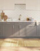 vidaXL Килим правоъгълен светъл натурален 70x300 см бамбук