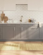 vidaXL Килим правоъгълен светъл натурален 70x400 см бамбук
