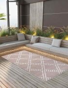 vidaXL Килим за открито ARAKIL кафяво 160x230 см PP