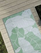 vidaXL Килим за открито ARAKIL зелен 80x150 см PP