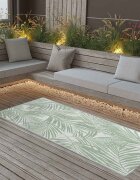 vidaXL Килим за открито ARAKIL зелен 80x150 см PP