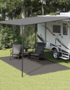 vidaXL Килим за палатка 250x350 см антрацит