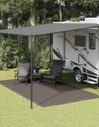 vidaXL Килим за палатка 250x400 см антрацит