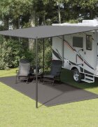 vidaXL Килим за палатка 250x500 см антрацит