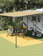 vidaXL Килим за палатка 250x600 см бежов