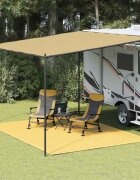 vidaXL Килим за палатка 300x400 см бежов