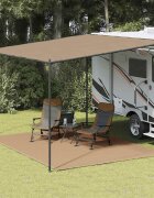 vidaXL Килим за палатка 300x400 см таупе