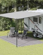 vidaXL Килим за палатка 300x500 см антрацит и бяло